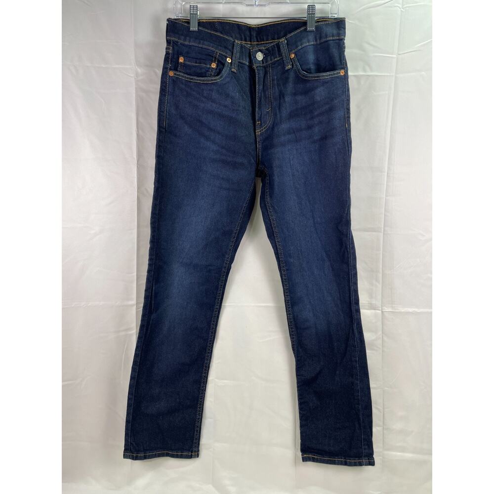 Levi's 511 Flex Medium Men's Blue Dark Wash Denim Stretch Slim Jeans Size 31x30